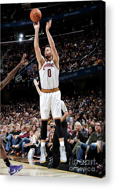 Nba Pro Basketball Acrylic Print featuring the photograph Kevin Love by David Liam Kyle