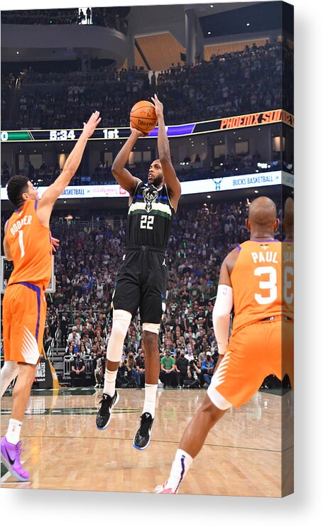 Playoffs Acrylic Print featuring the photograph Khris Middleton by Jesse D. Garrabrant