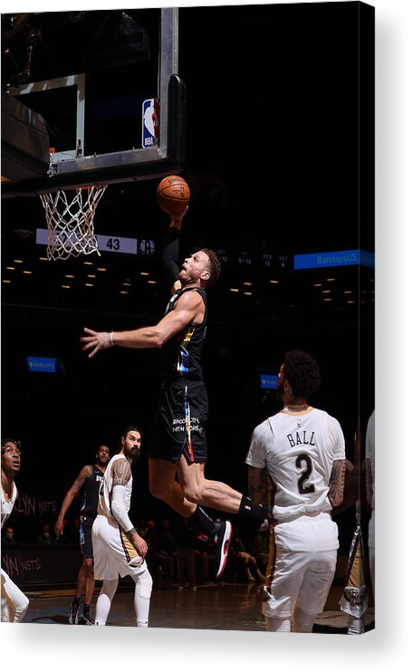 Blake Griffin Acrylic Print featuring the photograph Blake Griffin #8 by Nathaniel S. Butler