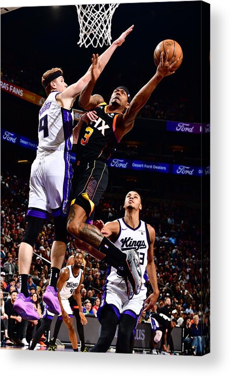 Nba Pro Basketball Acrylic Print featuring the photograph Bradley Beal #8 by Barry Gossage