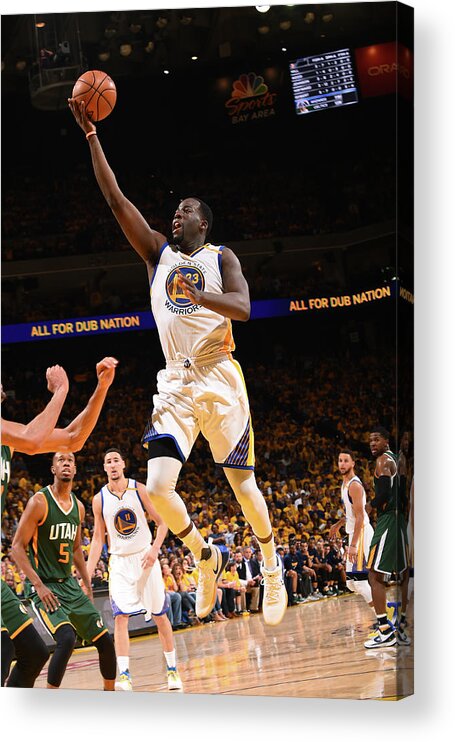 Playoffs Acrylic Print featuring the photograph Draymond Green by Noah Graham