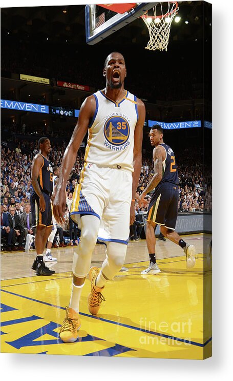 Kevin Durant Acrylic Print featuring the photograph Kevin Durant #8 by Noah Graham