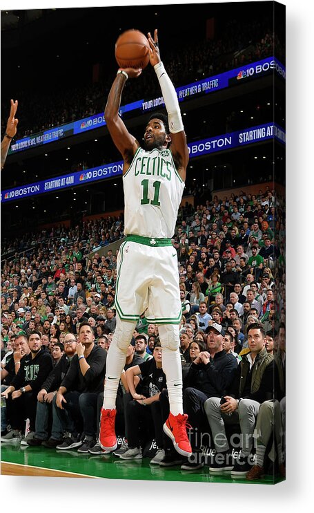 Nba Pro Basketball Acrylic Print featuring the photograph Kyrie Irving by Brian Babineau