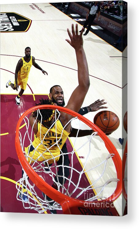 Lebron James Acrylic Print featuring the photograph Lebron James #80 by Nathaniel S. Butler
