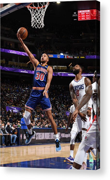 Drive Acrylic Print featuring the photograph Stephen Curry by Noah Graham