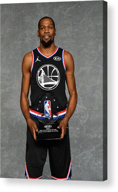 Nba Pro Basketball Acrylic Print featuring the photograph Kevin Durant by Jesse D. Garrabrant