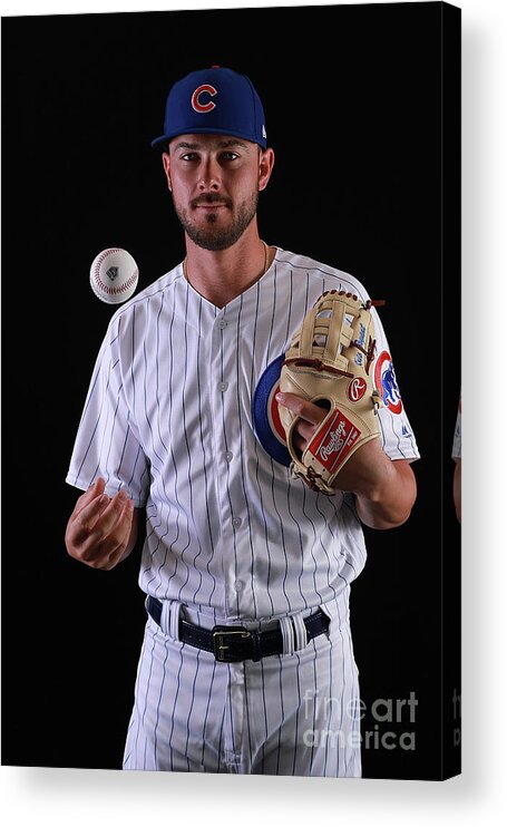 Media Day Acrylic Print featuring the photograph Kris Bryant by Gregory Shamus