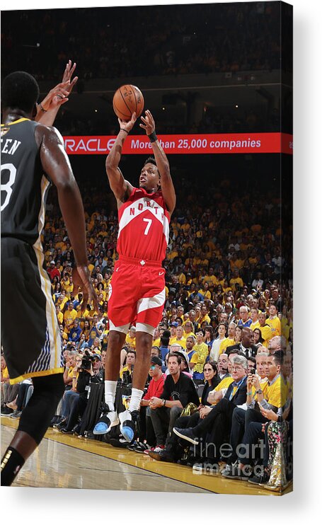 Kyle Lowry Acrylic Print featuring the photograph Kyle Lowry by Nathaniel S. Butler