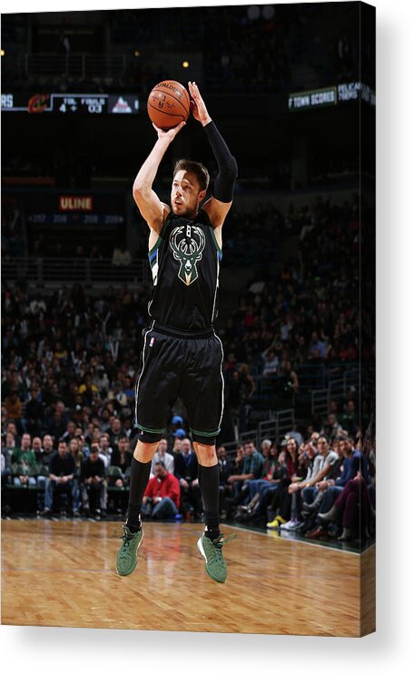 Matthew Dellavedova Acrylic Print featuring the photograph Matthew Dellavedova #9 by Gary Dineen