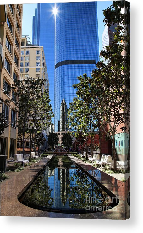 Photography Acrylic Print featuring the photograph A Quiet Downtown Nook by Erin Marie Davis