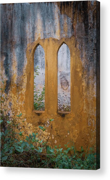 Africa Acrylic Print featuring the photograph Abandoned and Faded by Mary Lee Dereske