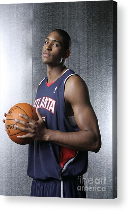 Nba Pro Basketball Acrylic Print featuring the photograph Al Horford by Steve Freeman