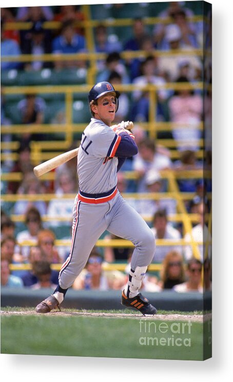 American League Baseball Acrylic Print featuring the photograph Alan Trammell by Ron Vesely