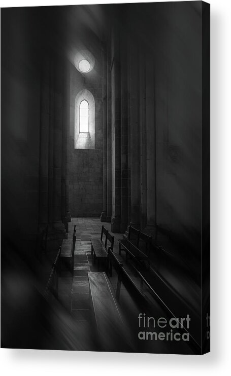 Alcobaca Acrylic Print featuring the photograph Alcobaca Church, Portugal 3 by Philip Preston