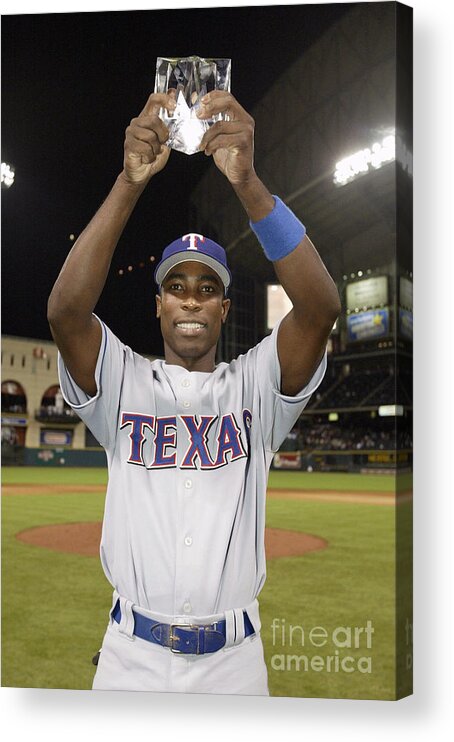 Alfonso Soriano Acrylic Print featuring the photograph Alfonso Soriano by Rich Pilling