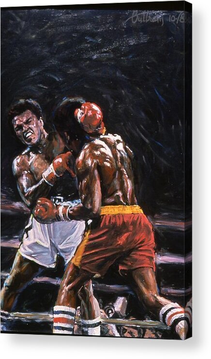  Acrylic Print featuring the painting Ali - Spinks by David Buttram