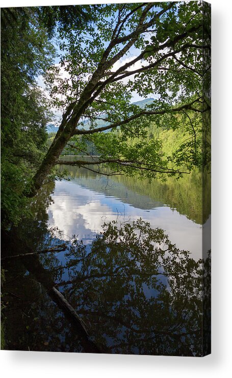 Dv8.ca Acrylic Print featuring the photograph Alice Lake Serenity by Jim Whitley