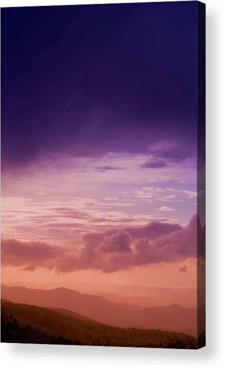 Blue Ridge Mountains Acrylic Print featuring the photograph Almost Heaven by Melissa Southern