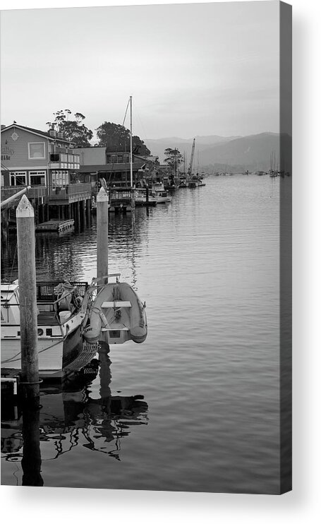 Sunrise Acrylic Print featuring the photograph Along the Dock by Gina Cinardo