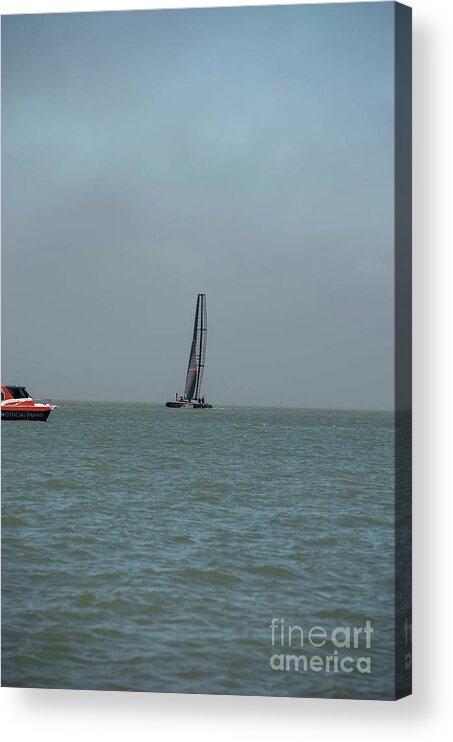 Americas Cup Acrylic Print featuring the photograph America's Cup Racing - 13 by David Bearden