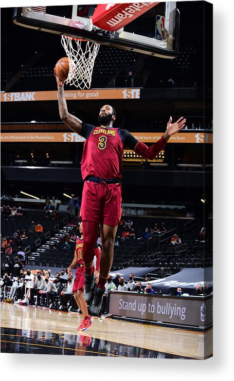 Nba Pro Basketball Acrylic Print featuring the photograph Andre Drummond by Michael Gonzales