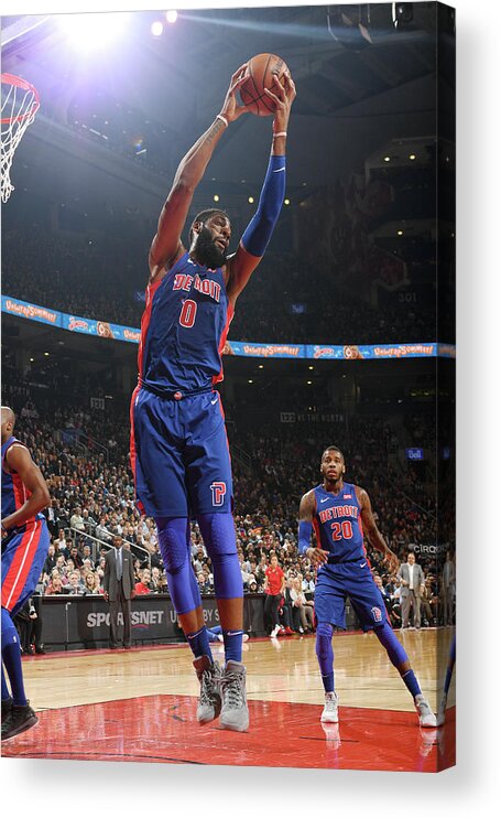 Nba Pro Basketball Acrylic Print featuring the photograph Andre Drummond by Ron Turenne