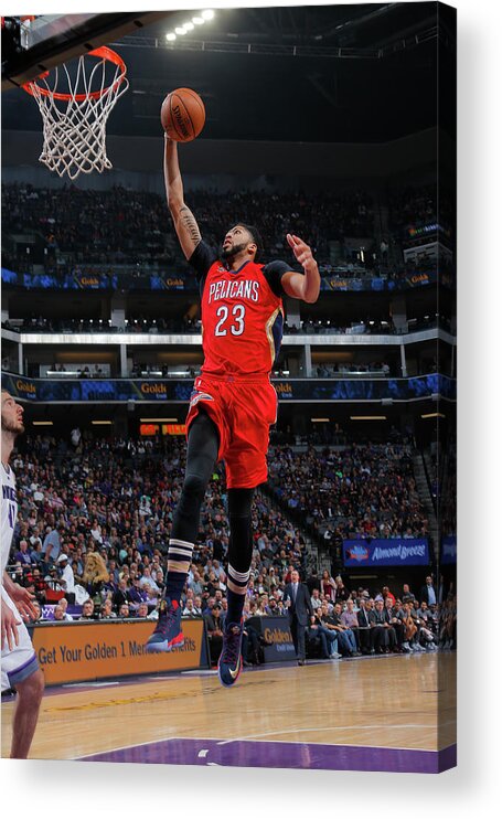 Nba Pro Basketball Acrylic Print featuring the photograph Anthony Davis by Rocky Widner