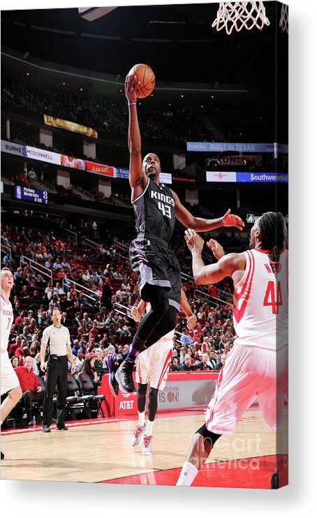 Anthony Tolliver Acrylic Print featuring the photograph Anthony Tolliver by Bill Baptist