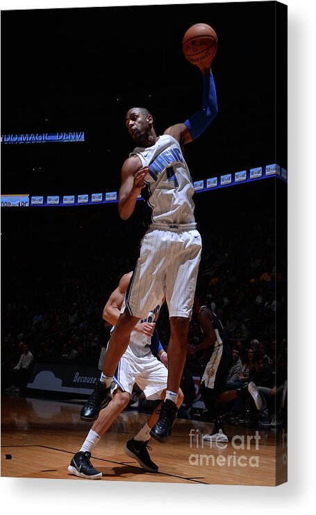 Nba Pro Basketball Acrylic Print featuring the photograph Arron Afflalo by Bart Young