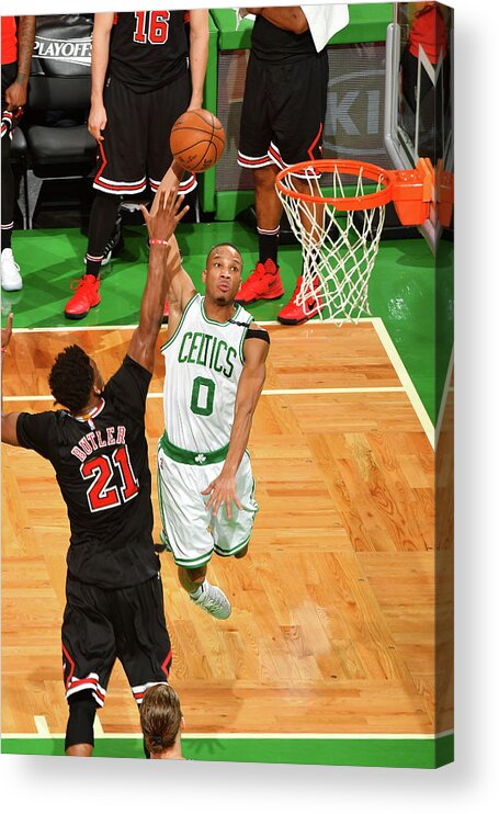 Playoffs Acrylic Print featuring the photograph Avery Bradley by Jesse D. Garrabrant