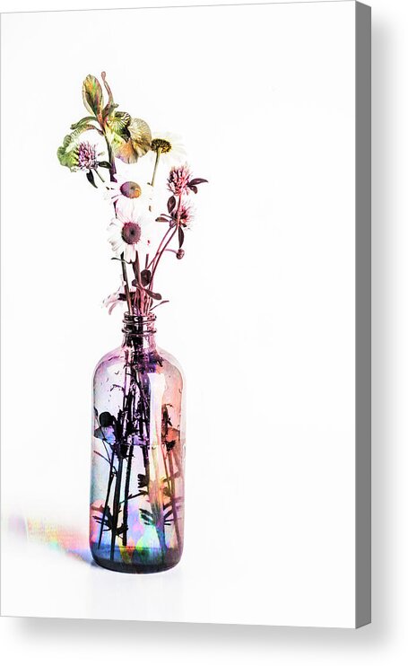  Acrylic Print featuring the photograph Barely There Mixed Flowers by Norma Warden