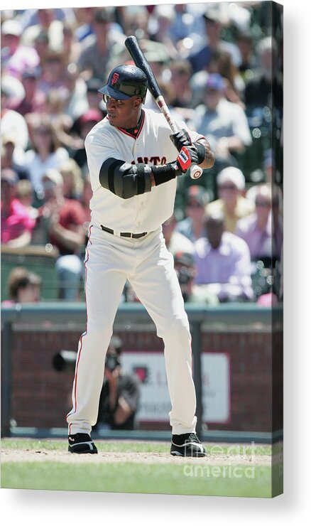 San Francisco Acrylic Print featuring the photograph Barry Bonds by Jed Jacobsohn