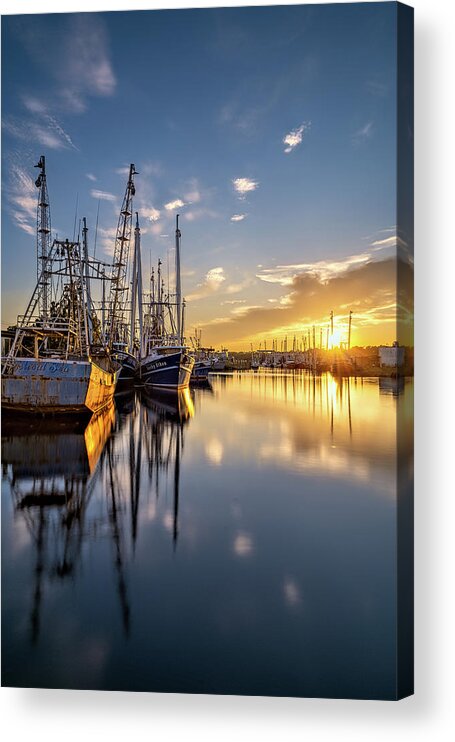 Sunset Acrylic Print featuring the photograph Bayou Sunset, 9.13.22 v2 by Brad Boland