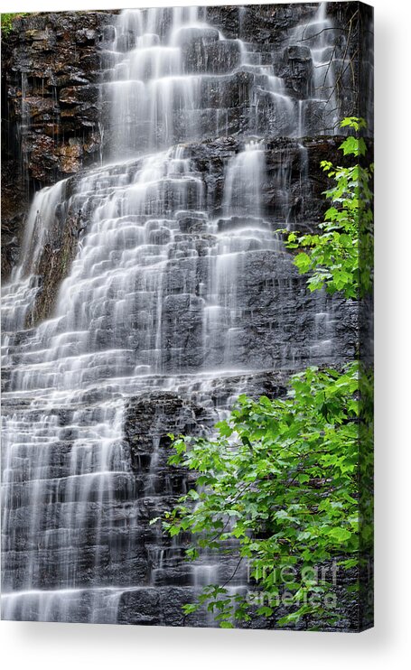 Lake Ocoee Acrylic Print featuring the photograph Benton Falls 14 by Phil Perkins