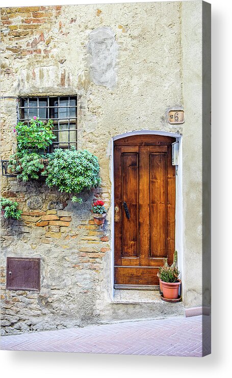 Italy Photography Acrylic Print featuring the photograph Benvenuto by Marla Brown