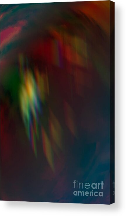  Acrylic Print featuring the digital art Blurry Feeling by Glenn Hernandez