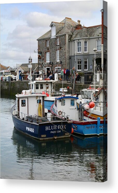 Boats Acrylic Print featuring the photograph Boats At Mooring by Lee Stickels
