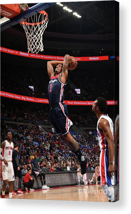 Bradley Beal Acrylic Print featuring the photograph Bradley Beal by Chris Schwegler