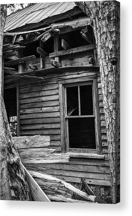 Ruin Acrylic Print featuring the photograph Broken Window by Steven Nelson