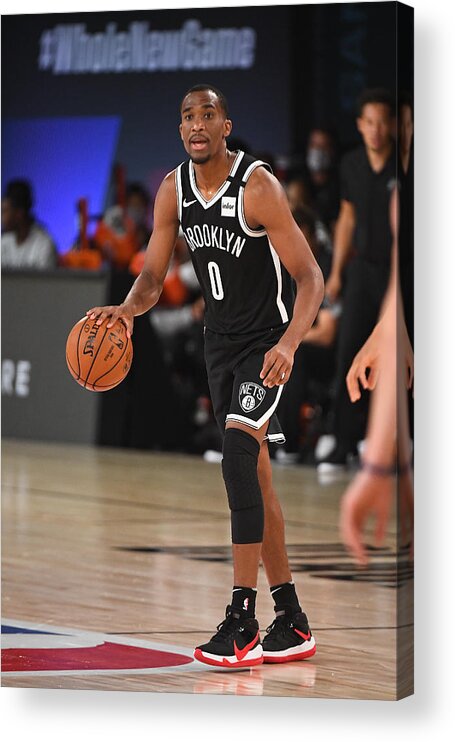 Jeremiah Martin Acrylic Print featuring the photograph Brooklyn Nets v San Antonio Spurs by Garrett Ellwood