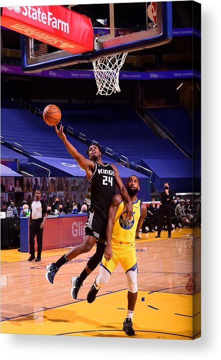 Buddy Hield Acrylic Print featuring the photograph Buddy Hield by Noah Graham