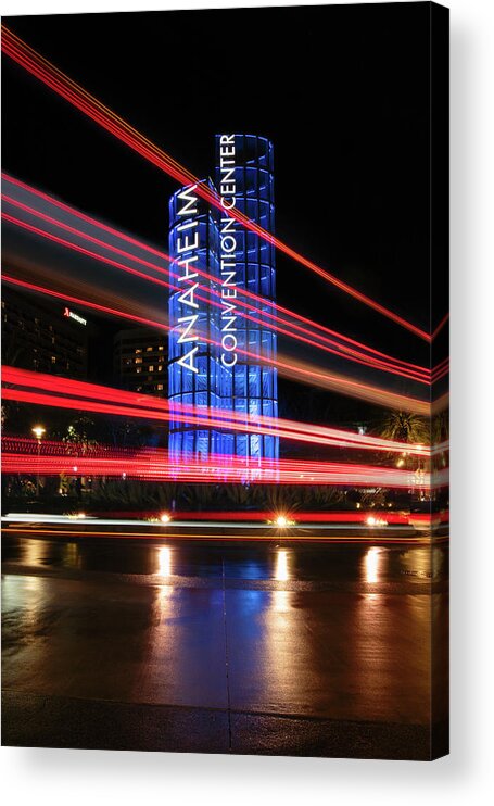 Anaheim Convention Center Acrylic Print featuring the photograph Bus to Anaheim by Gary Geddes