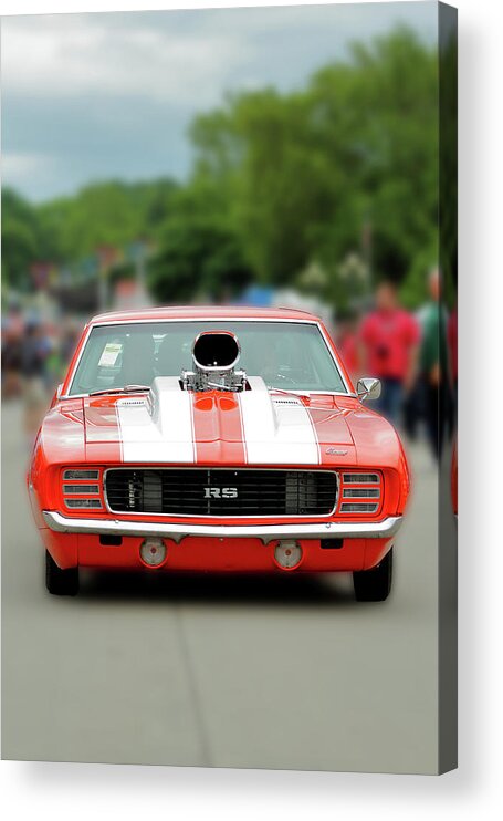 Chevrolet Camaro Rs Acrylic Print featuring the photograph Camaro RS by Lens Art Photography By Larry Trager