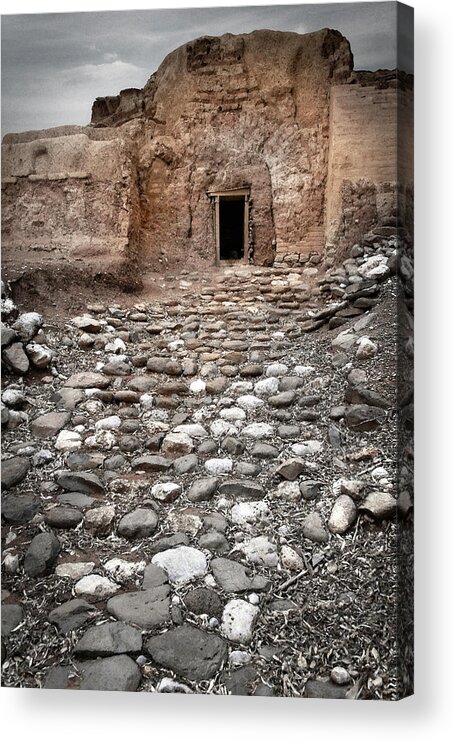 Israel Acrylic Print featuring the photograph Canaanite Gate by M Kathleen Warren