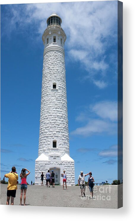 Augusta Acrylic Print featuring the photograph Cape Leeuwin Lighthouse, Augusta, Western Australia by Elaine Teague