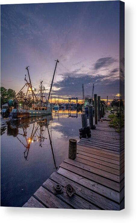 Boat Acrylic Print featuring the photograph Capt Salty by Brad Boland