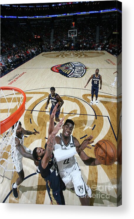 Smoothie King Center Acrylic Print featuring the photograph Caris Levert by Layne Murdoch
