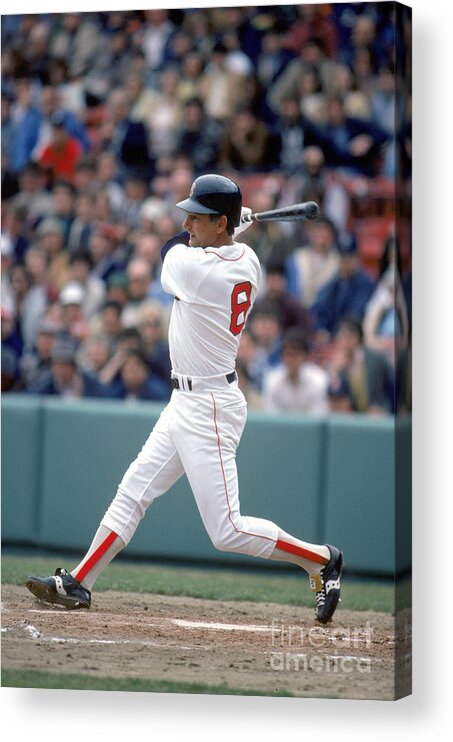 1980-1989 Acrylic Print featuring the photograph Carl Yastrzemski by Rich Pilling