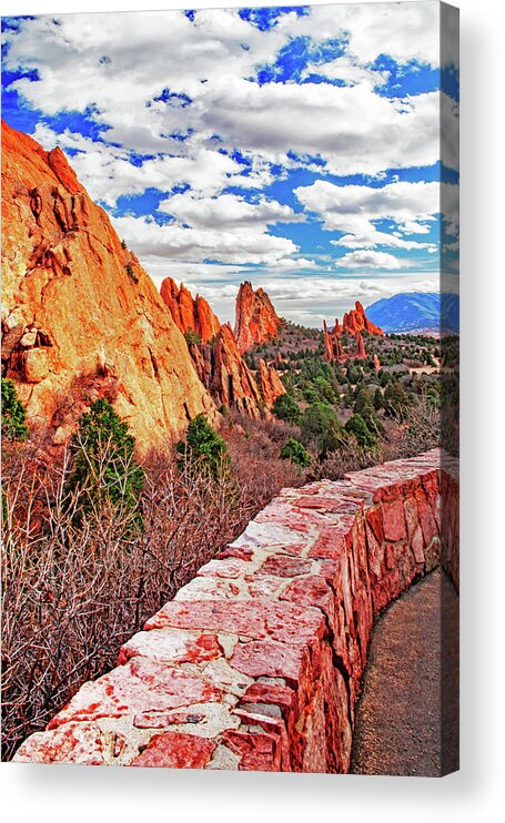 Cathedral Spires Acrylic Print featuring the photograph Cathedral Spires by Richard Risely
