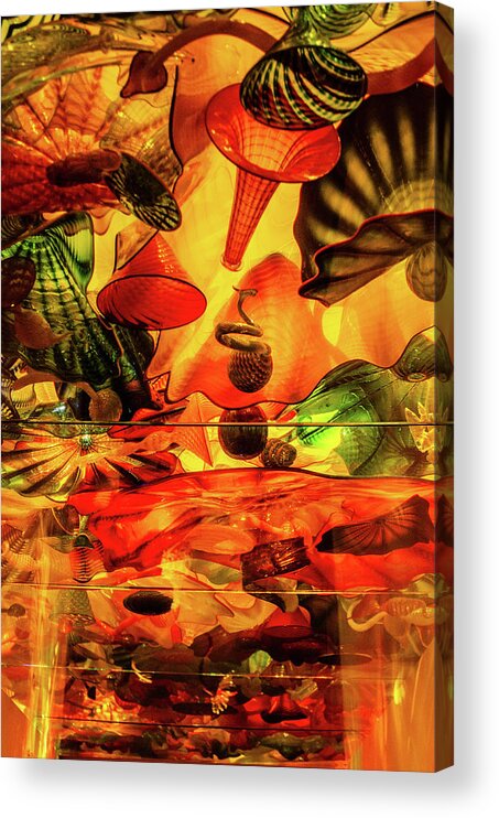 Blownglass Acrylic Print featuring the photograph Chihuly Glass No.5 by Vicky Edgerly